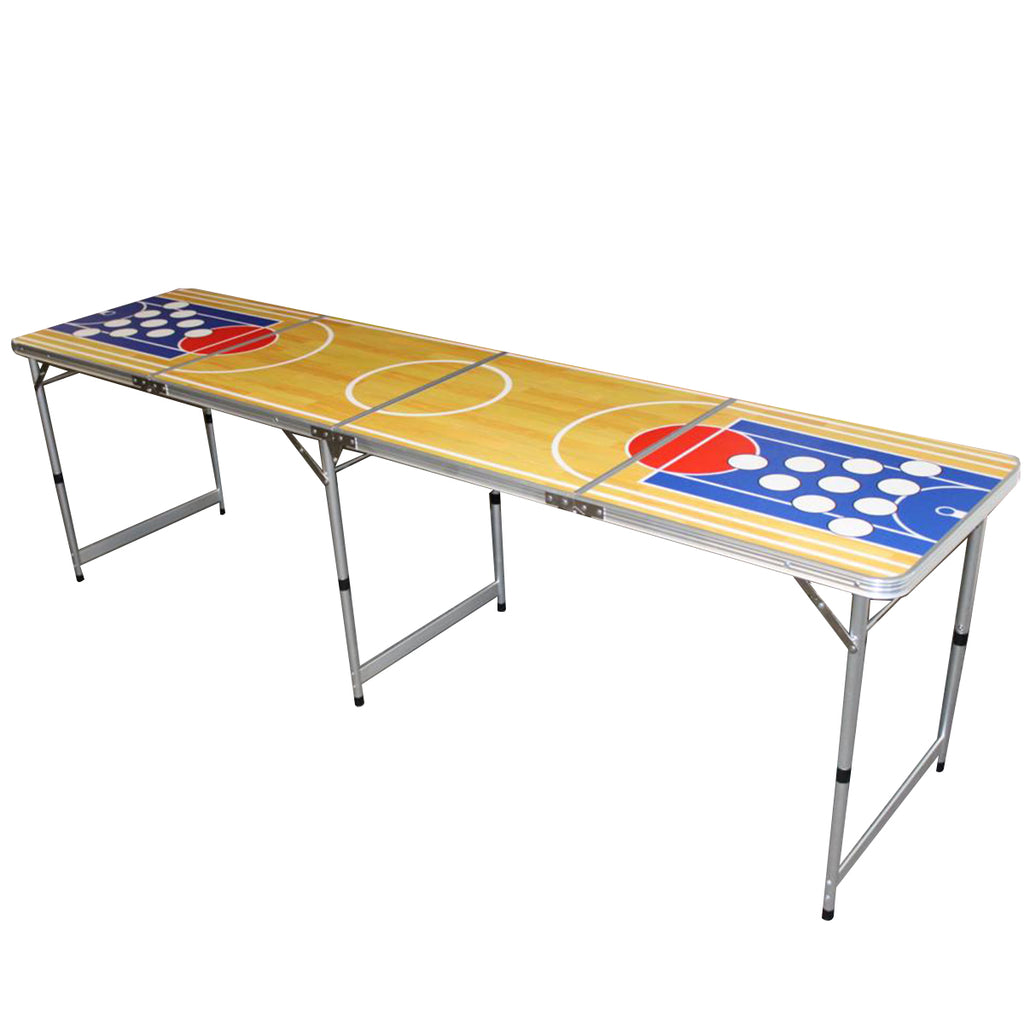 Basketballfeld Bier-Pong-Tisch