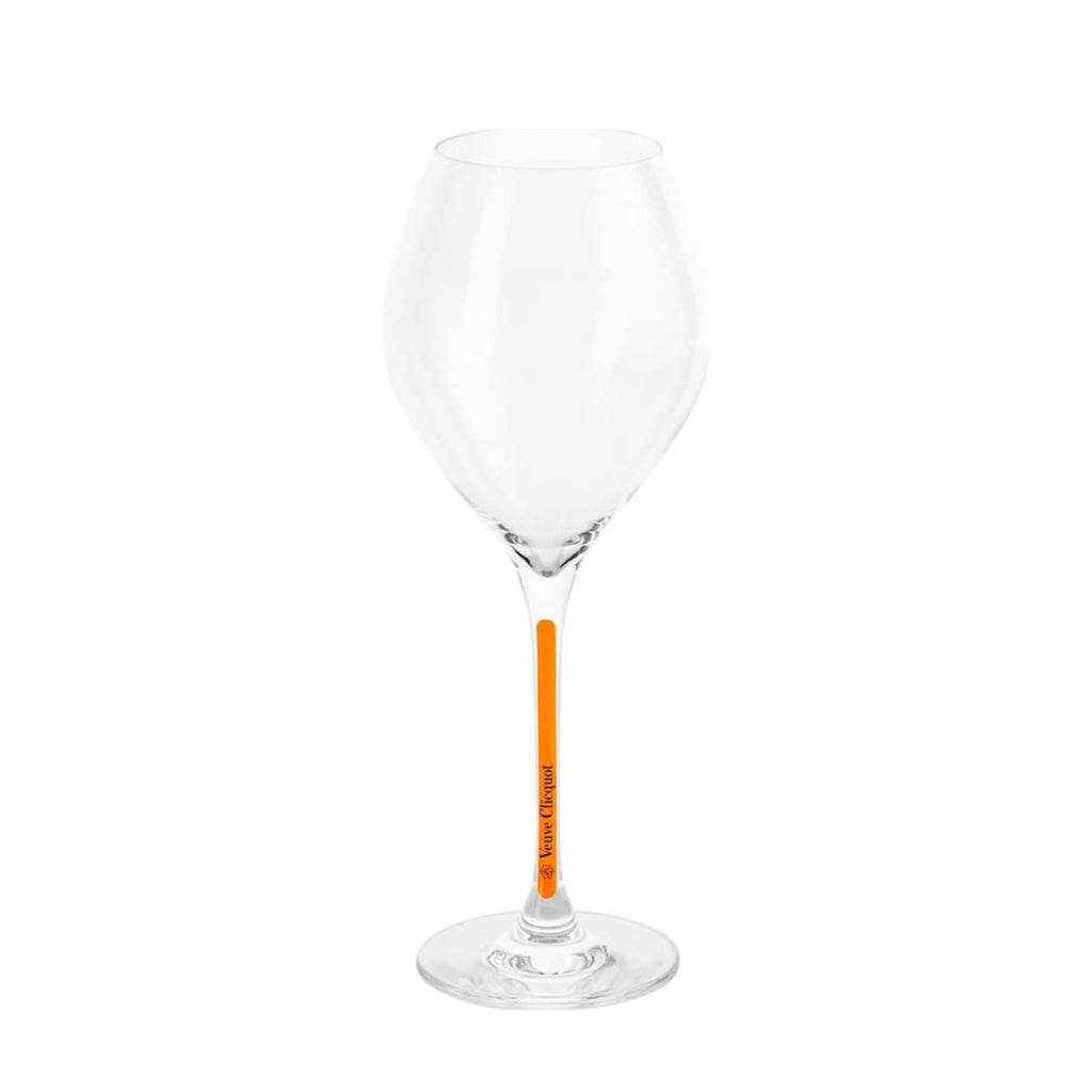 Veuve Clicquot Gläser (gelber Stiel)